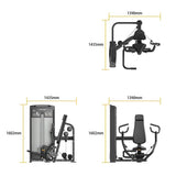 Warrior Elite Commercial Series Iso-lateral Chest Press