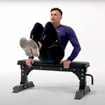 Warrior FB100 Commercial Flat Bench w/ Wheels