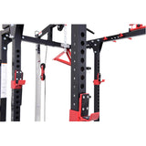 Warrior Freestanding Folding Cable Pulley Power Rack Cage