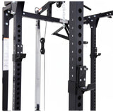 Warrior Freestanding Folding Cable Pulley Power Rack Cage