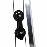 Warrior Freestanding Folding Cable Pulley Power Rack Cage