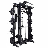 Warrior Freestanding Folding Cable Pulley Power Rack Cage