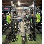 Warrior Gladiator 2.0 Pro Power Rack All-in-One Gym Cage with Lat Pull/Low Row