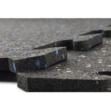 Warrior Interlocking Rubber Gym Flooring Tiles - Speckled