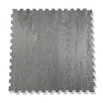 Warrior Marble Interlocking Gym Tile Flooring - Cloud Grey