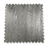 Warrior Marble Interlocking Gym Tile Flooring - Gunmetal Grey