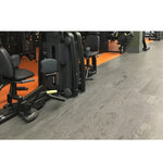 Warrior Marble Interlocking Gym Tile Flooring - Smoke Grey