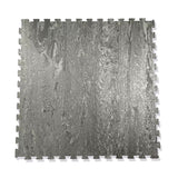 Warrior Marble Interlocking Gym Tile Flooring - Stone Grey