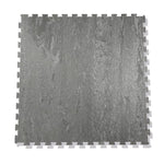 Warrior Marble Interlocking Gym Tile Flooring - Stone Grey