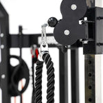 Warrior NEW 901 All-in-One Power Rack Cable Pulley Home Gym w/ Smith Machine