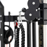 Warrior NEW 901 All-in-One Power Rack Cable Pulley Home Gym w/ Smith Machine