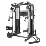 Warrior NEW 901 All-in-One Power Rack Cable Pulley Home Gym w/ Smith Machine