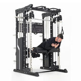 Warrior NEW 901 All-in-One Power Rack Cable Pulley Home Gym w/ Smith Machine