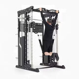 Warrior NEW 901 All-in-One Power Rack Cable Pulley Home Gym w/ Smith Machine