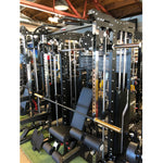Warrior NEW 901 All-in-One Power Rack Cable Pulley Home Gym w/ Smith Machine