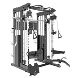 Warrior NEW 901 All-in-One Power Rack Cable Pulley Home Gym w/ Smith Machine