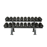 Warrior Pro-Style Urethane Dumbbell Set (5-50lb)