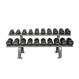 Warrior Pro-Style Urethane Dumbbell Set (5-50lb)