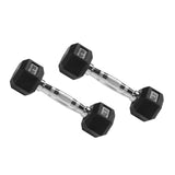 Warrior Rubber Hex Dumbbells