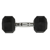 Warrior Rubber Hex Dumbbell Sets (5-50lbs & Up)
