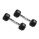 Warrior Rubber Hex Dumbbell Sets (5-50lbs & Up)