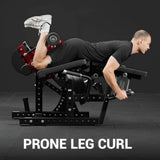 Warrior Signature Commercial Plate-Loaded Leg Extension/Prone Leg Curl