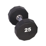 Warrior 12-Sided Urethane Dumbbell Set (5-50lb)