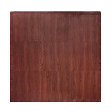 Warrior Wood Grain Interlocking Gym Flooring Tiles