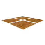 Warrior Wood Grain Interlocking Gym Flooring Tiles