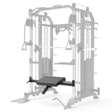 Warrior 801 Power Rack Cable Pulley Home Gym w/ Smith Rack